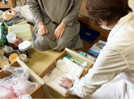 ①「捨てる」に寄り添います。